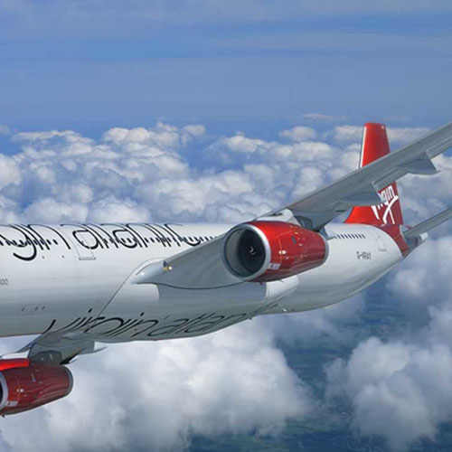 Virgin Atlantic avión 8