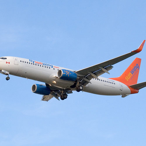 Sunwing Airlines avión 3