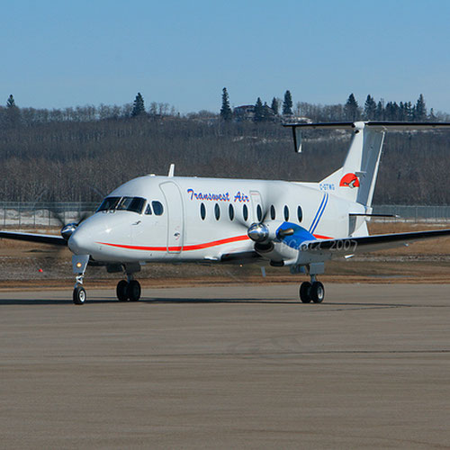 Transwest Air pesawat 3