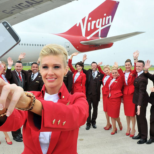Virgin Atlantic avión 10