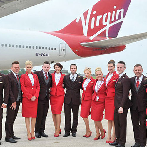 Virgin Atlantic avión 9